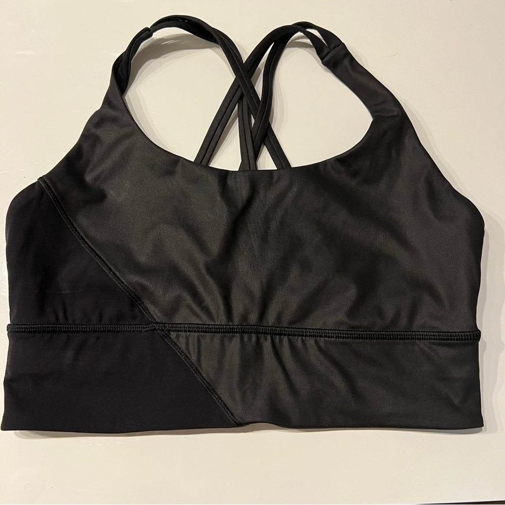 Lululemon energy bra long line cire size 6
